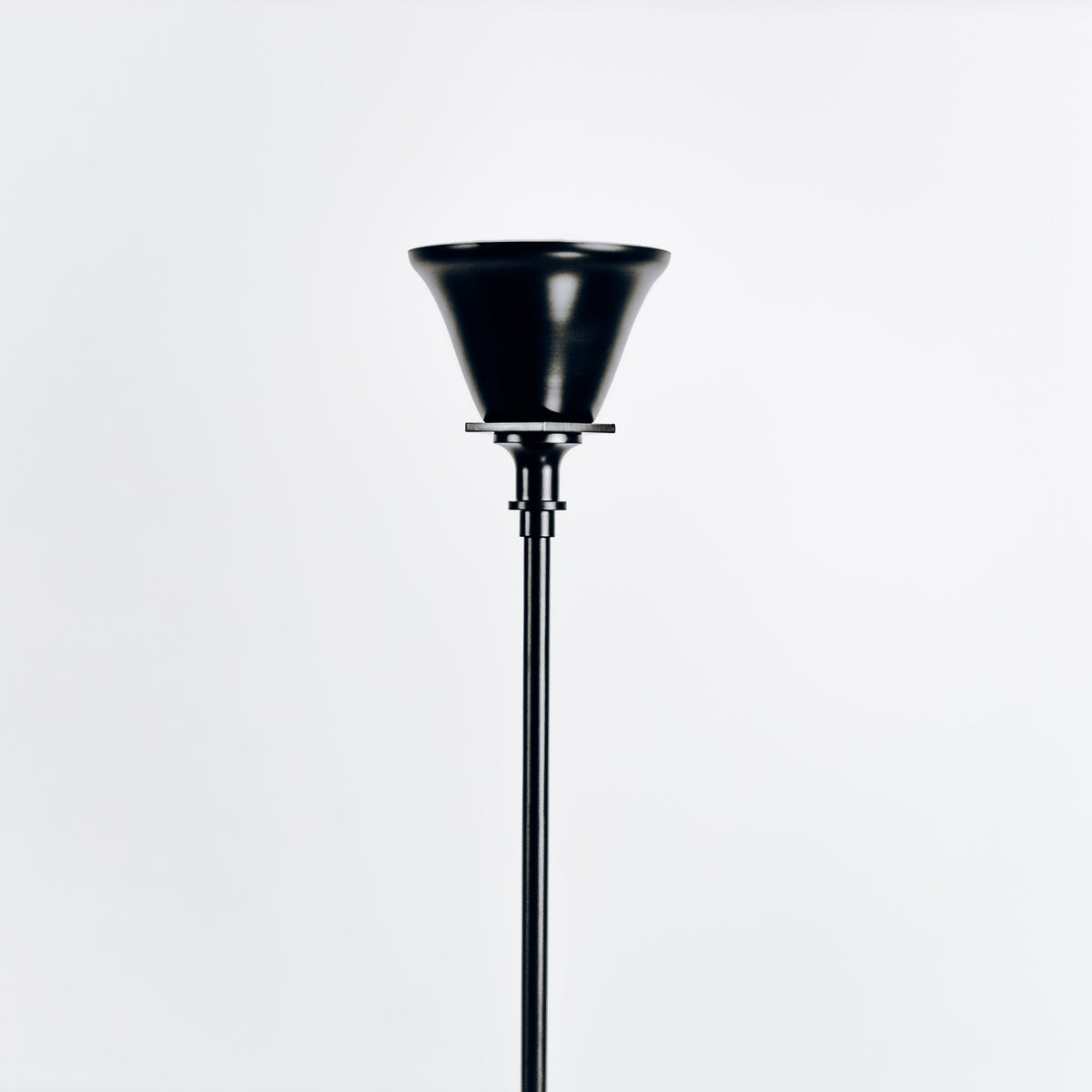 Reece Flared Glass Pendant Light - Black