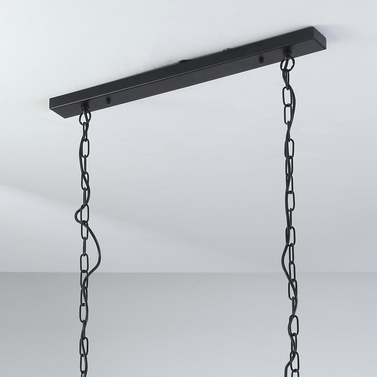 Langham Hampton Style Dining Room Pendant Light - Black