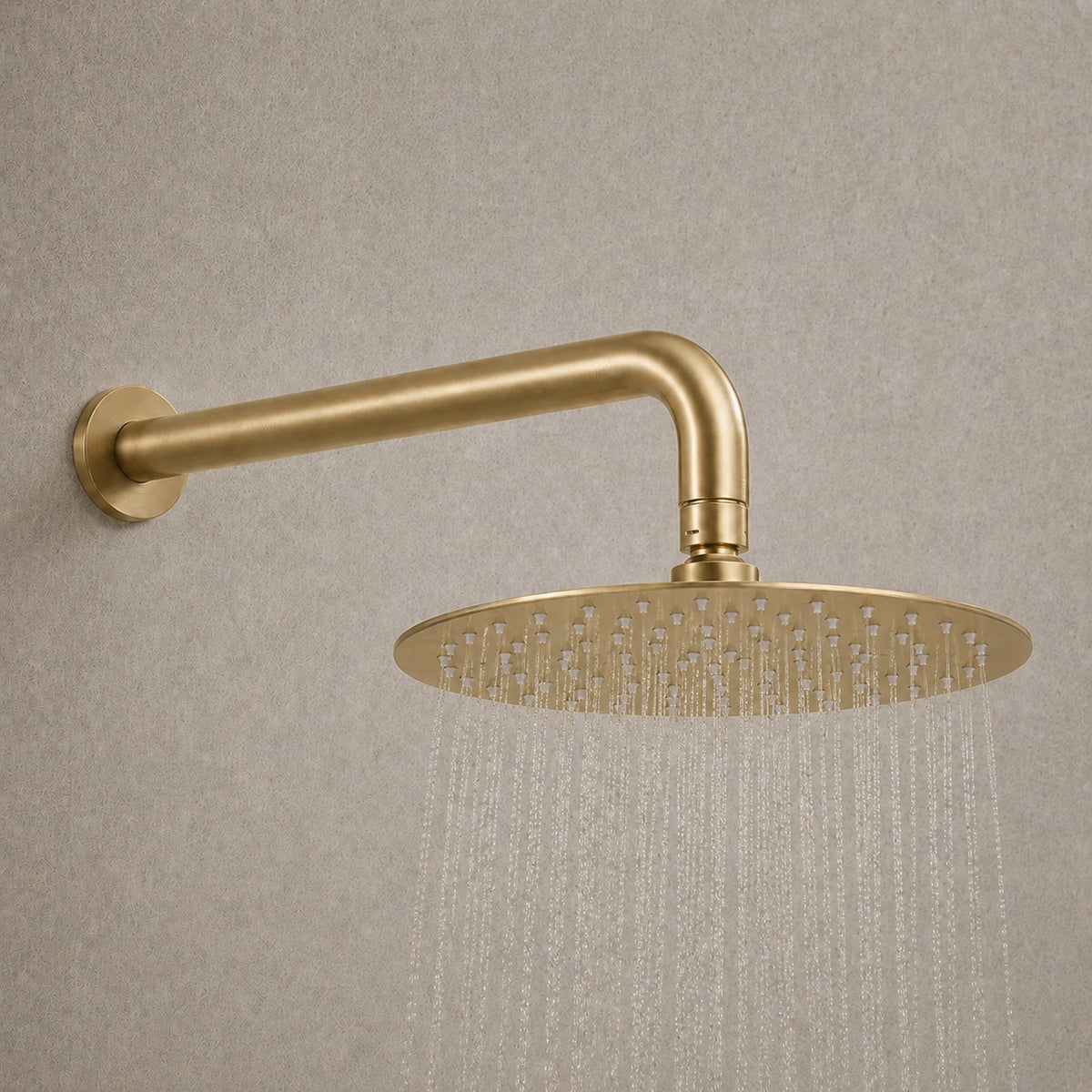 Reno Rainfall Shower System - Brushed Brass