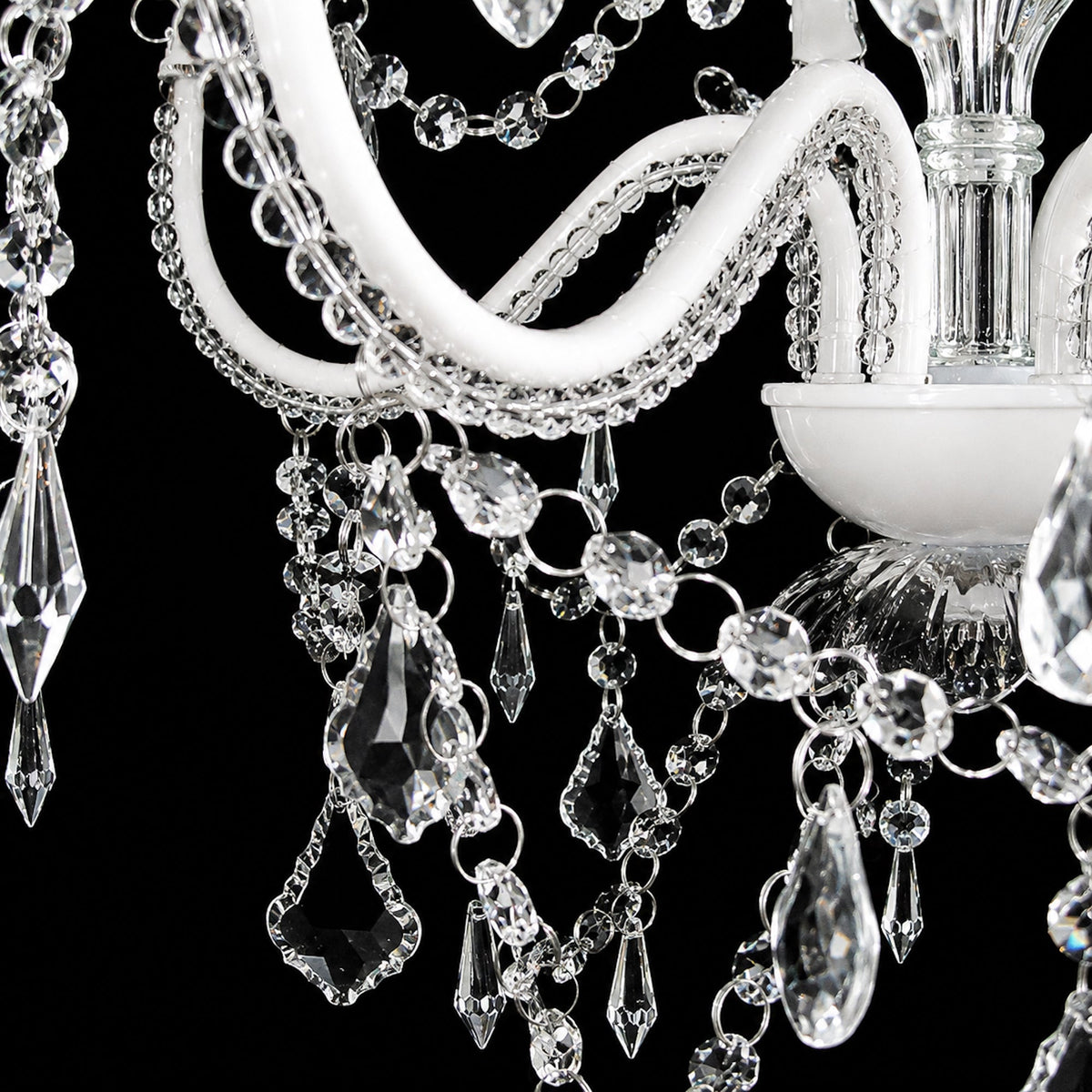 Cassie Chandelier 5 Light - Glass Crystals
