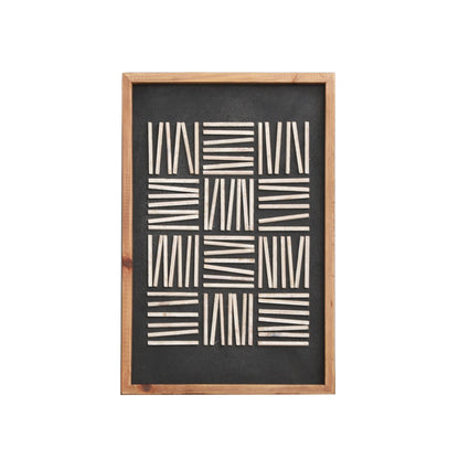 Alpine Shadow Dark - Ready To Hang Wall Art - 42x62cm