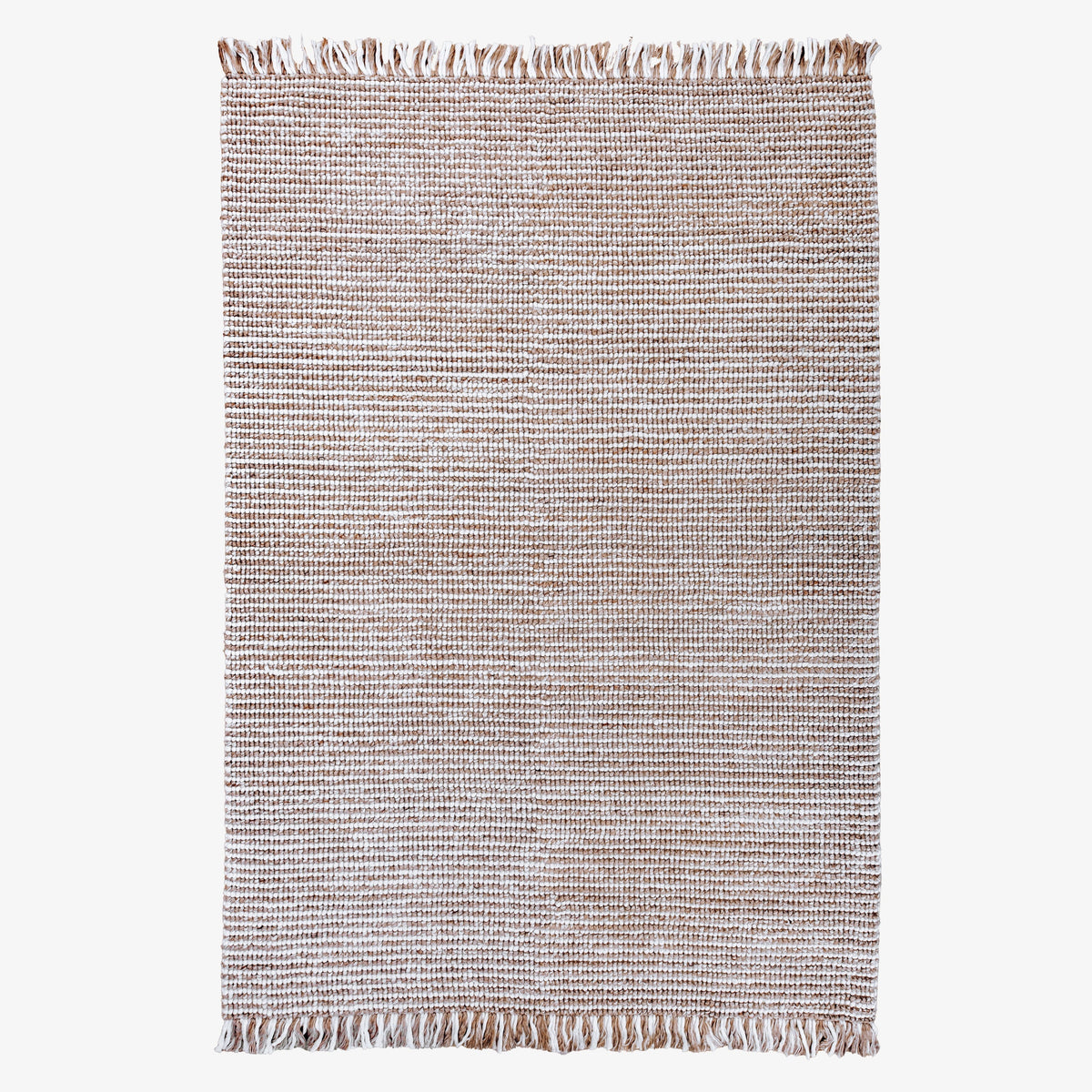 Amora Handwoven Floor Rug in Terracotta & Natural Tones