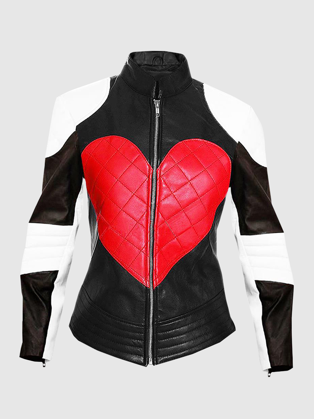 Amoura Women's Heart Leather  Jacket