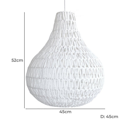 Byron Rope Pendant Light - White