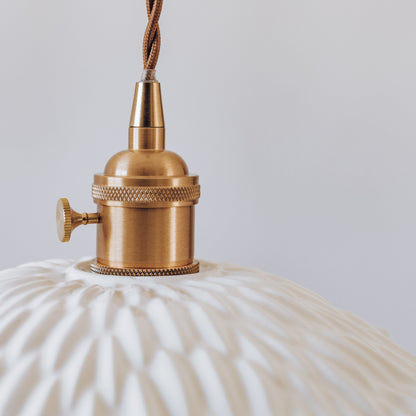 Hope Ceramic Textured Pendant Light
