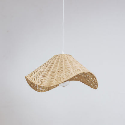 Molly Pendant Light - Wavy Rattan