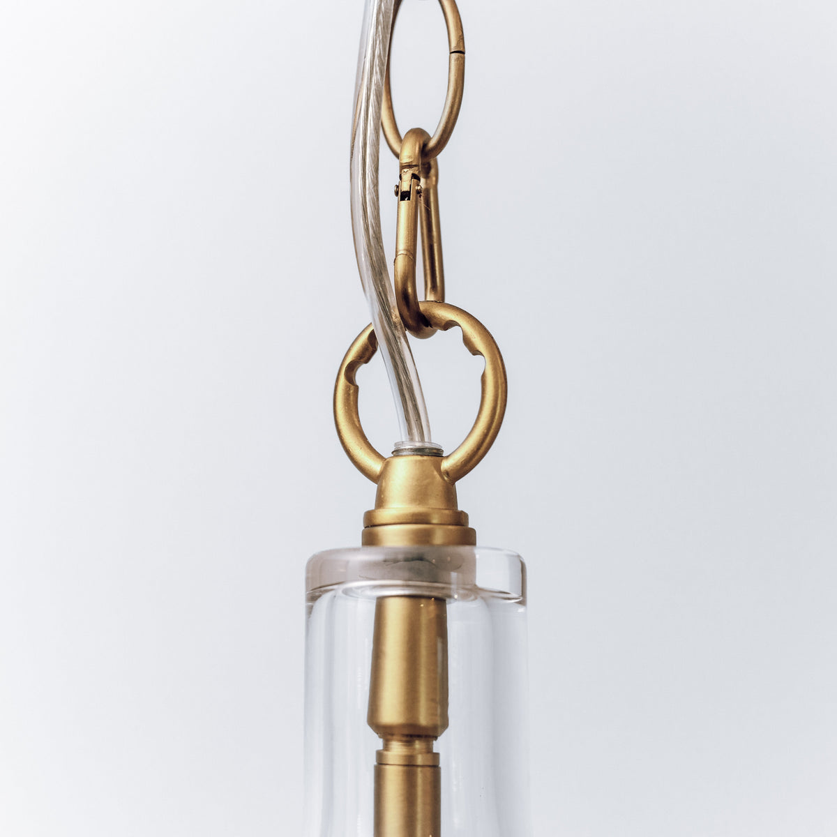 Kendal Glass Pendant Light - Gold