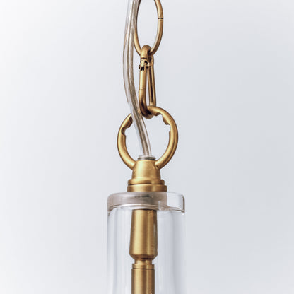 Kendal Glass Pendant Light - Gold