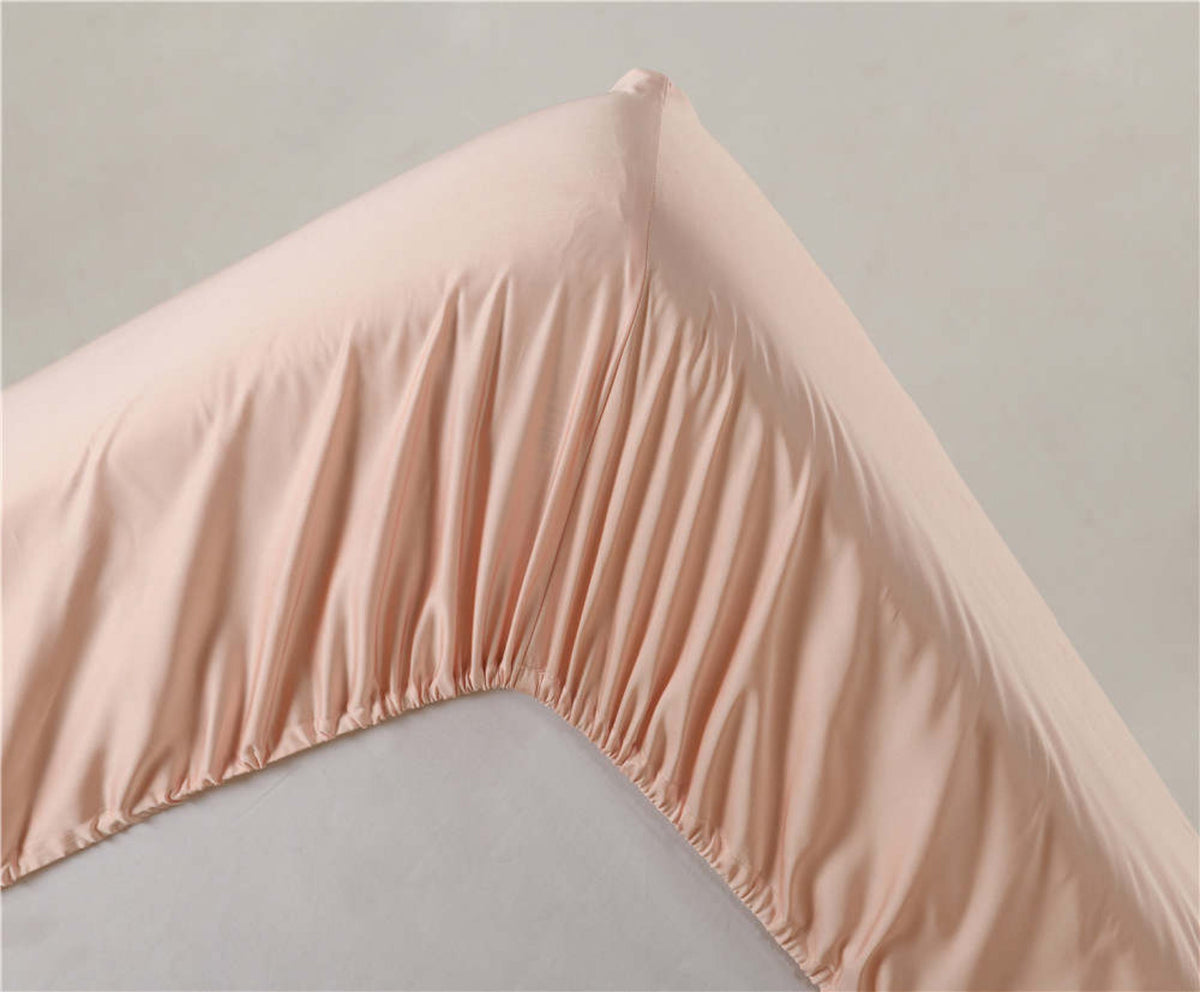 Silky Soft Bamboo Sheet Set - Coral Pink