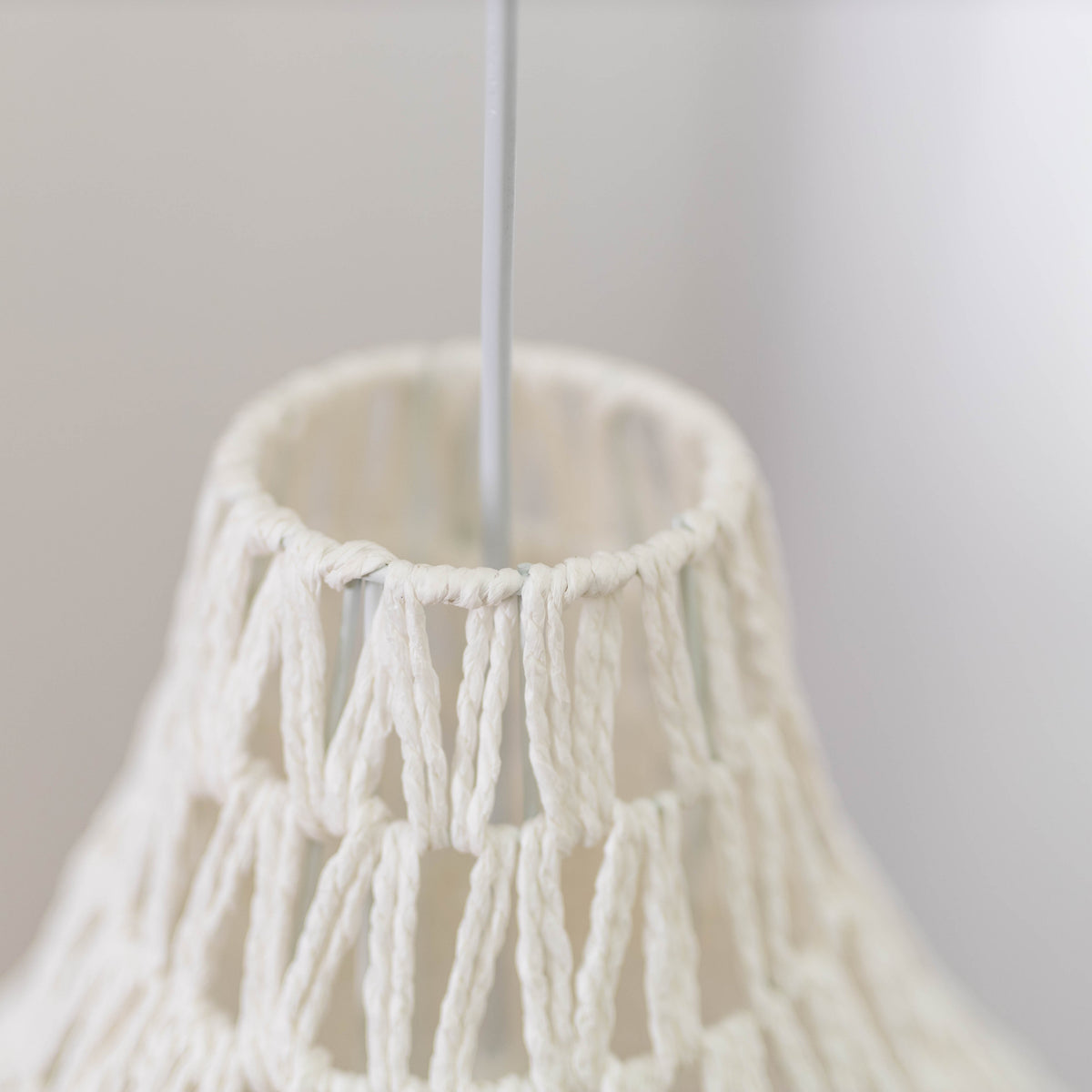 Byron Rope Pendant Light - White