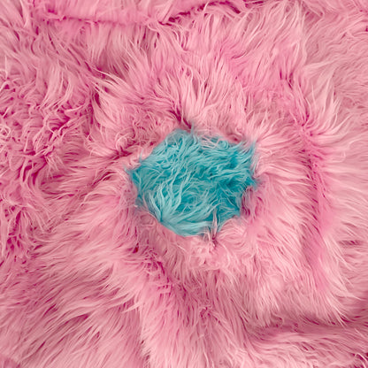 Lush Fur Bean Bag - Unicorn Rainbow Ombre