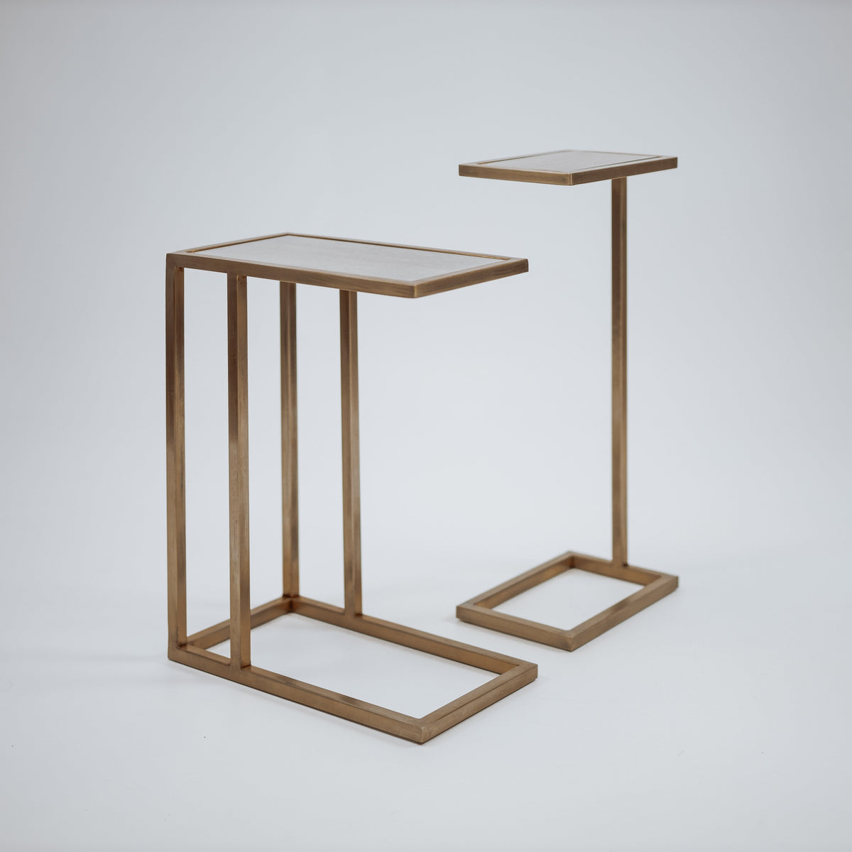Jaxon Glass Top Side Table