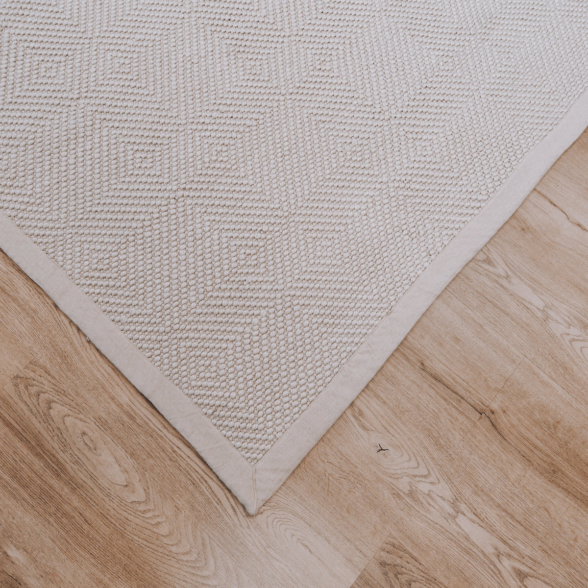 Janna Handwoven Floor Rug in Natural Tones