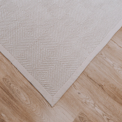 Janna Handwoven Floor Rug in Natural Tones