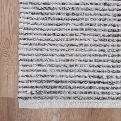 Missy Handwoven Floor Rug in Grey Tones