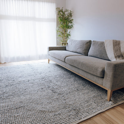 Missy Handwoven Floor Rug in Grey Tones