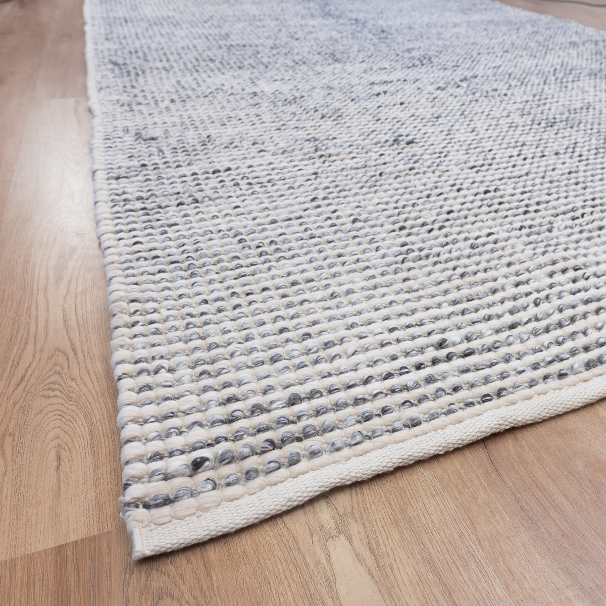 Missy Handwoven Floor Rug in Grey Tones