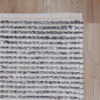 Missy Handwoven Floor Rug in Grey Tones
