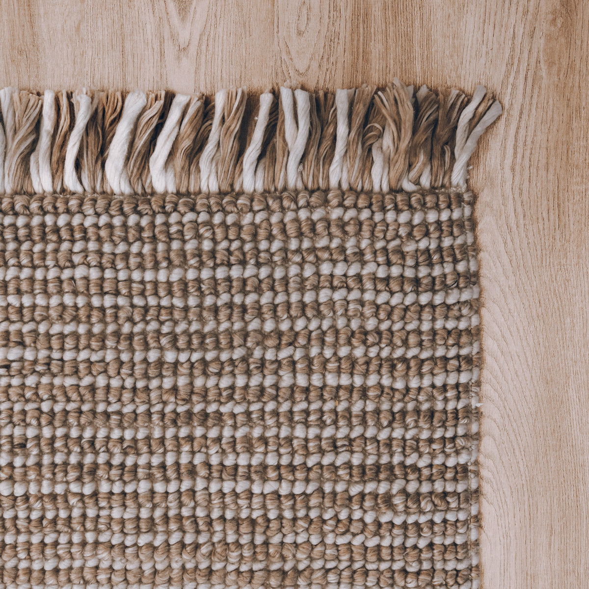 Amora Handwoven Floor Rug in Terracotta & Natural Tones