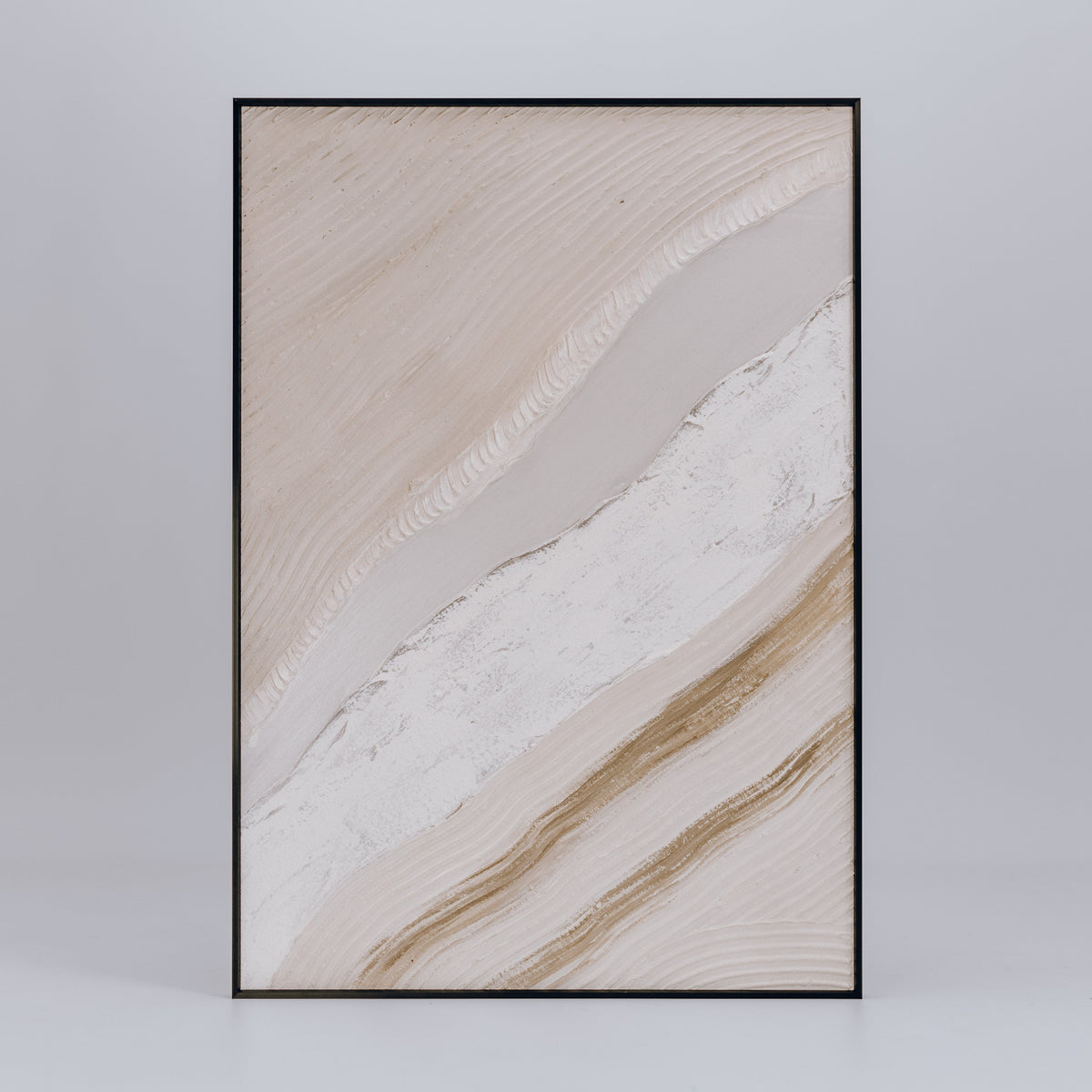 Coastal Whispers - Ready To Hang Dimensional Sand Art - 70x100cm