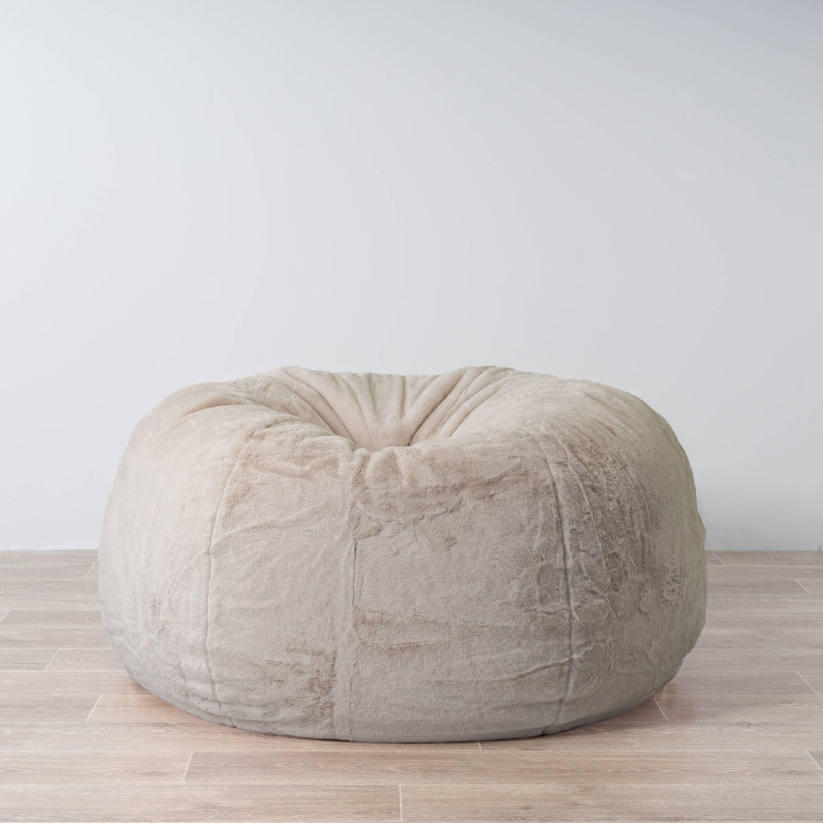 Cloud Plush Fur Bean Bag - Champagne Latte