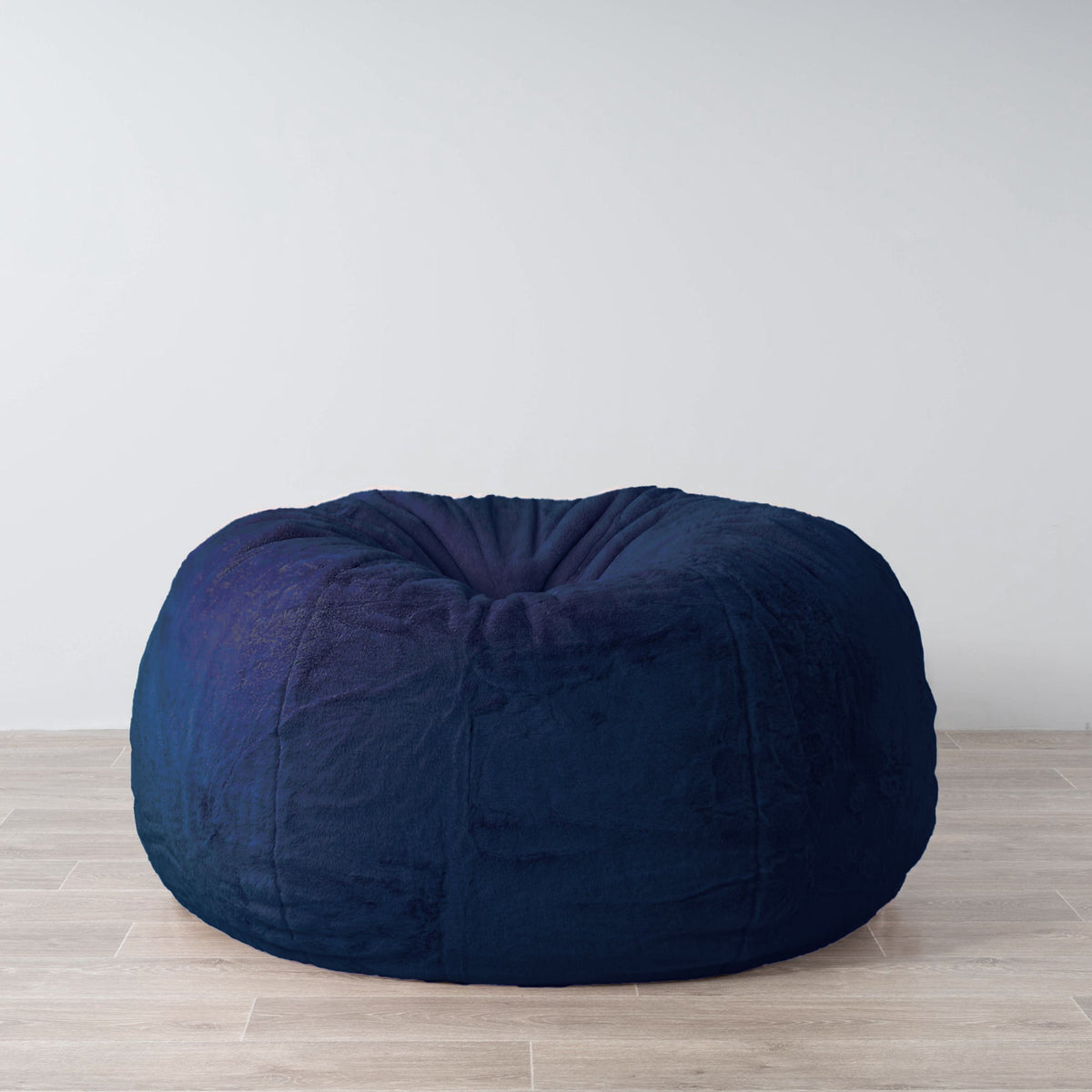 Cloud Plush Fur Bean Bag - Navy Blue