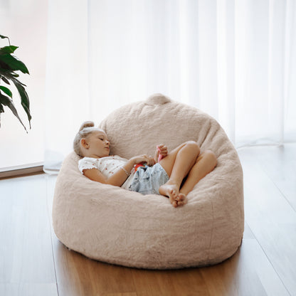DreamPod® Mini Beanbag Chair - Champagne Latte