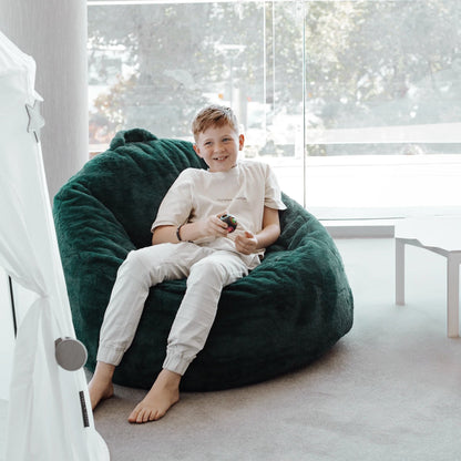 DreamPod® Mini Beanbag Chair - Emerald Green