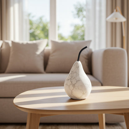 White Marble Pear