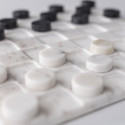 Marble Checkers Set