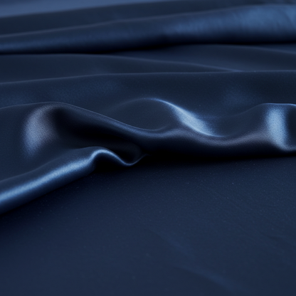 Satin Sheet Set - Navy Blue