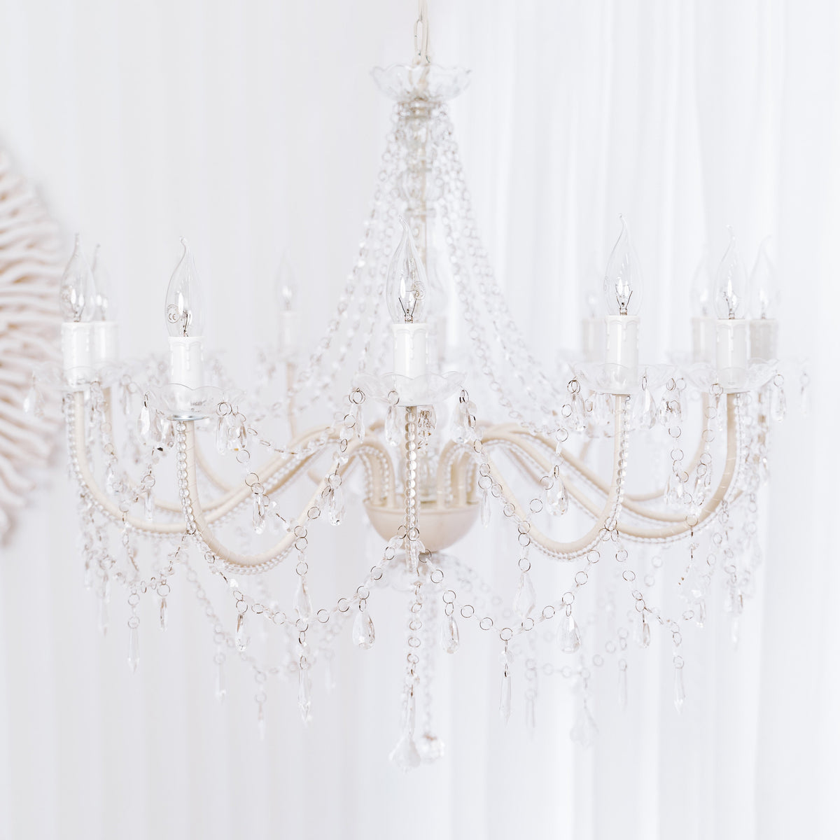 Cassie Chandelier 12 Light - Clear Acrylic