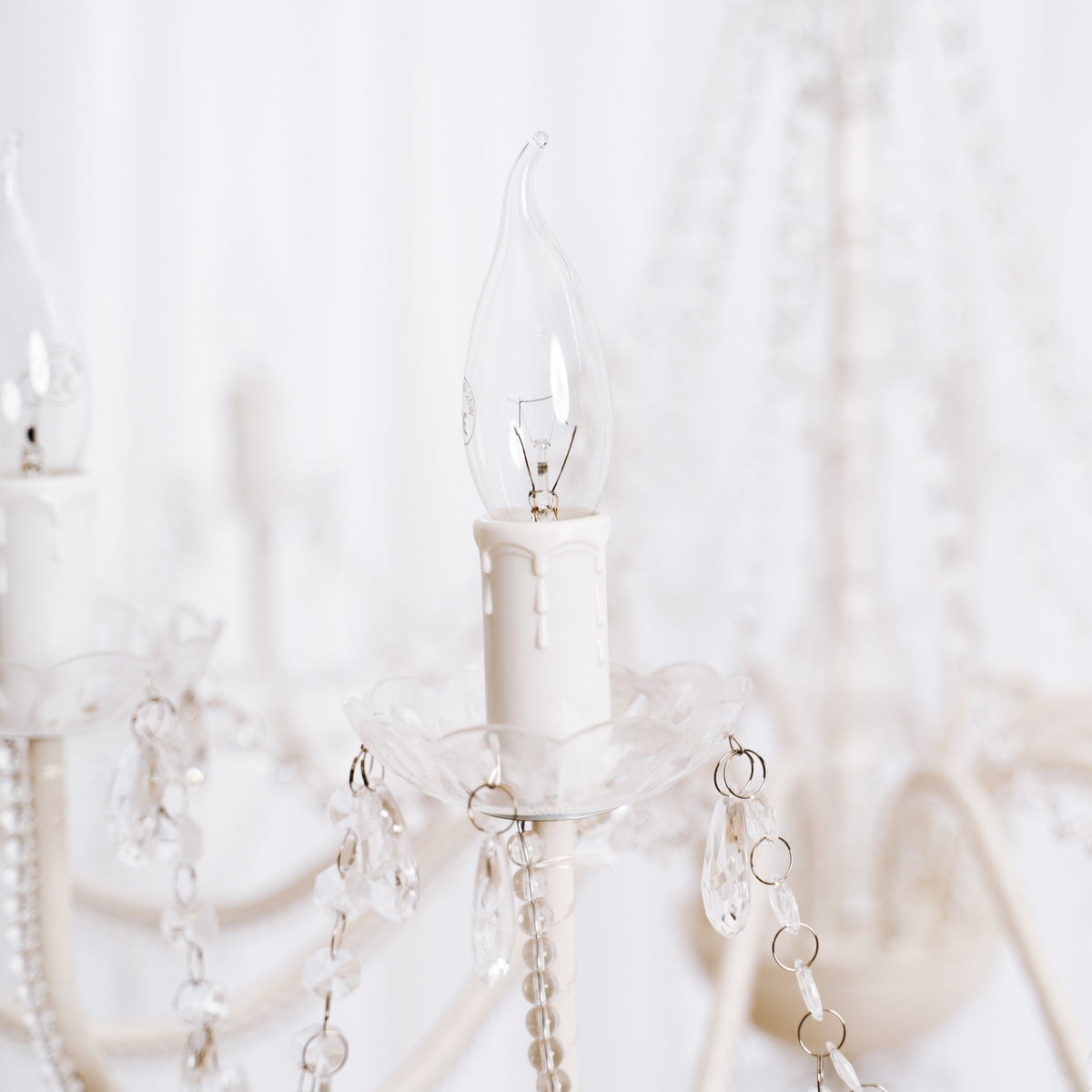 Cassie Chandelier 12 Light - Glass Crystals