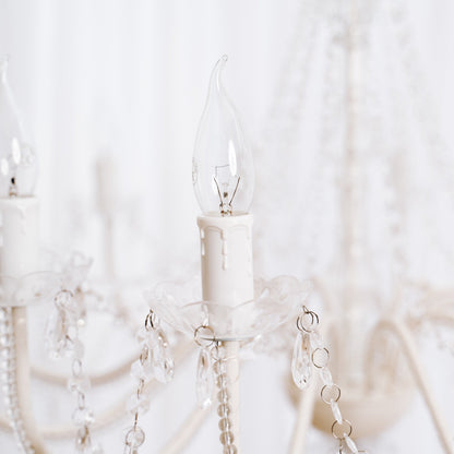 Cassie Chandelier 12 Light - Glass Crystals