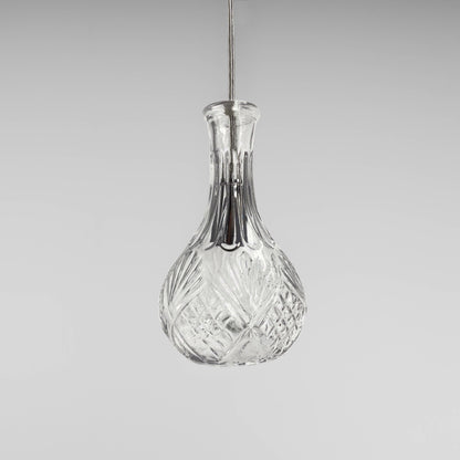 Sherry Wine Decanter Glass Pendant Light