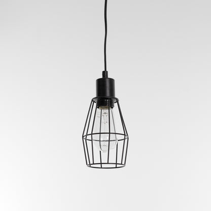 Watson Industrial Cage Light - Black