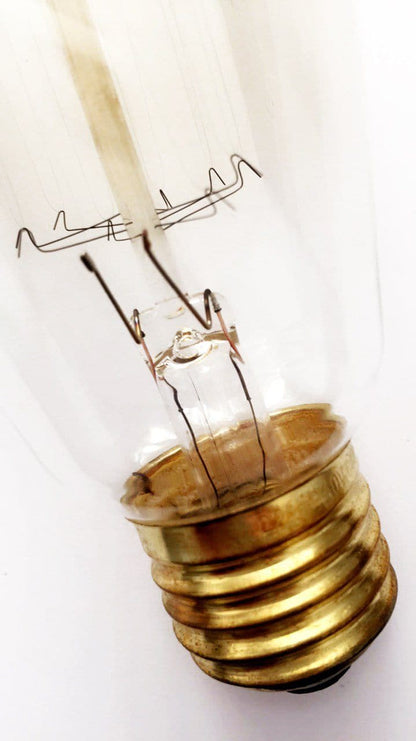Pear Shape E27 Edison Filament Globes - Pack of 2