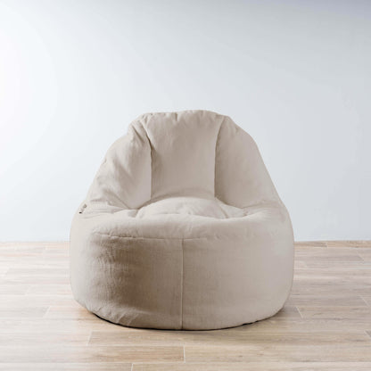Lounger Plush Fur Bean Bag Chair Cover - Champagne Latte