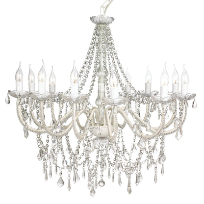 Cassie Chandelier 12 Light - Clear Acrylic