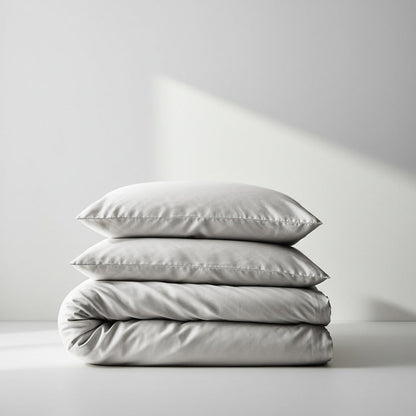 Silky Soft Bamboo Quilt Cover - Silver