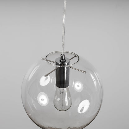 Ariana Glass Pendant Light - Chrome