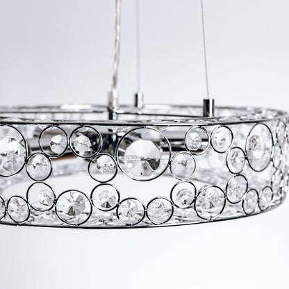 Chateau Crystal Pendant Light - Chrome
