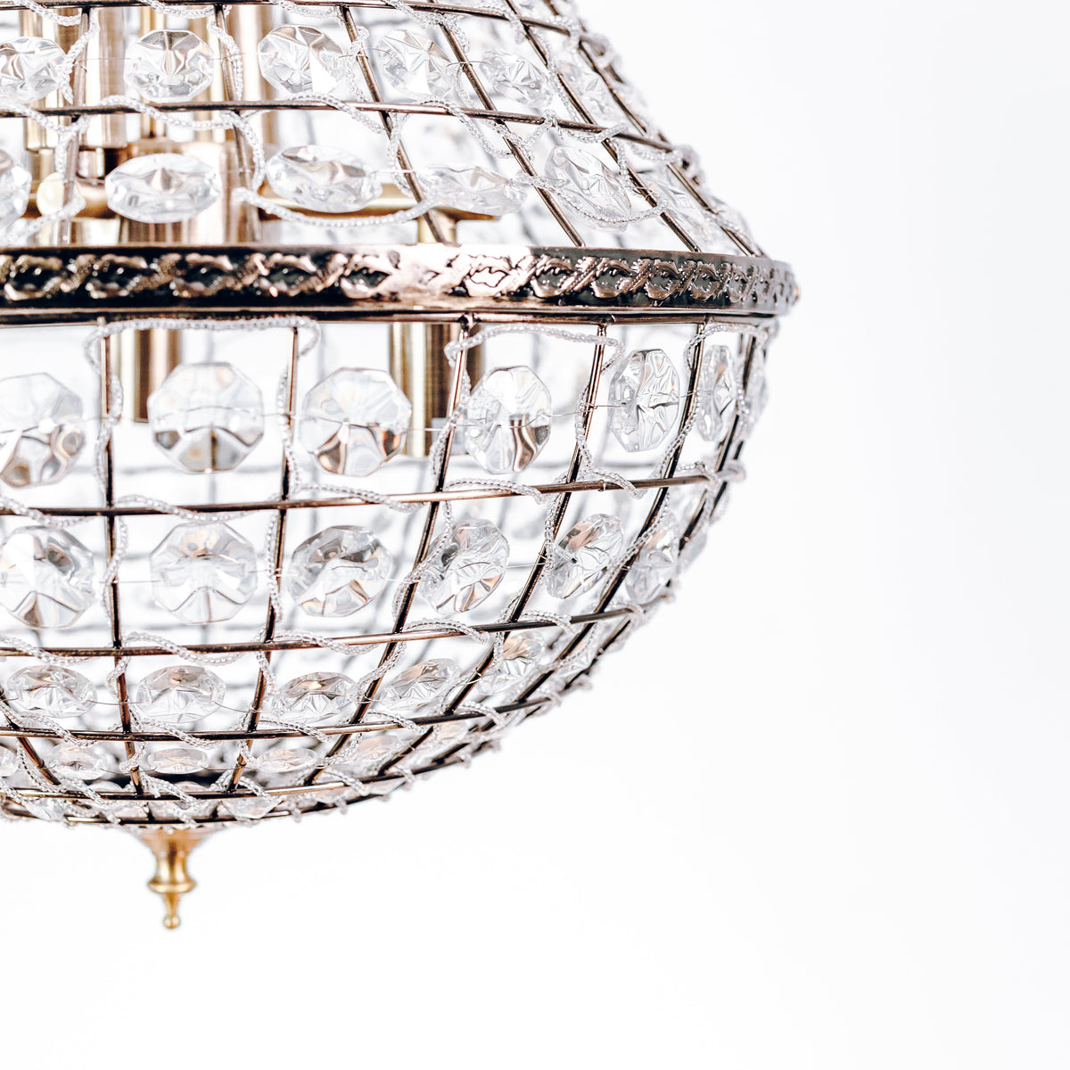 Palace Empire Chandelier - Antique Brass