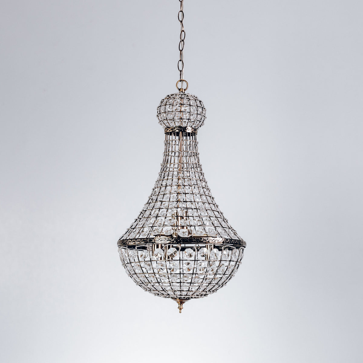 Palace Empire Chandelier - Antique Brass