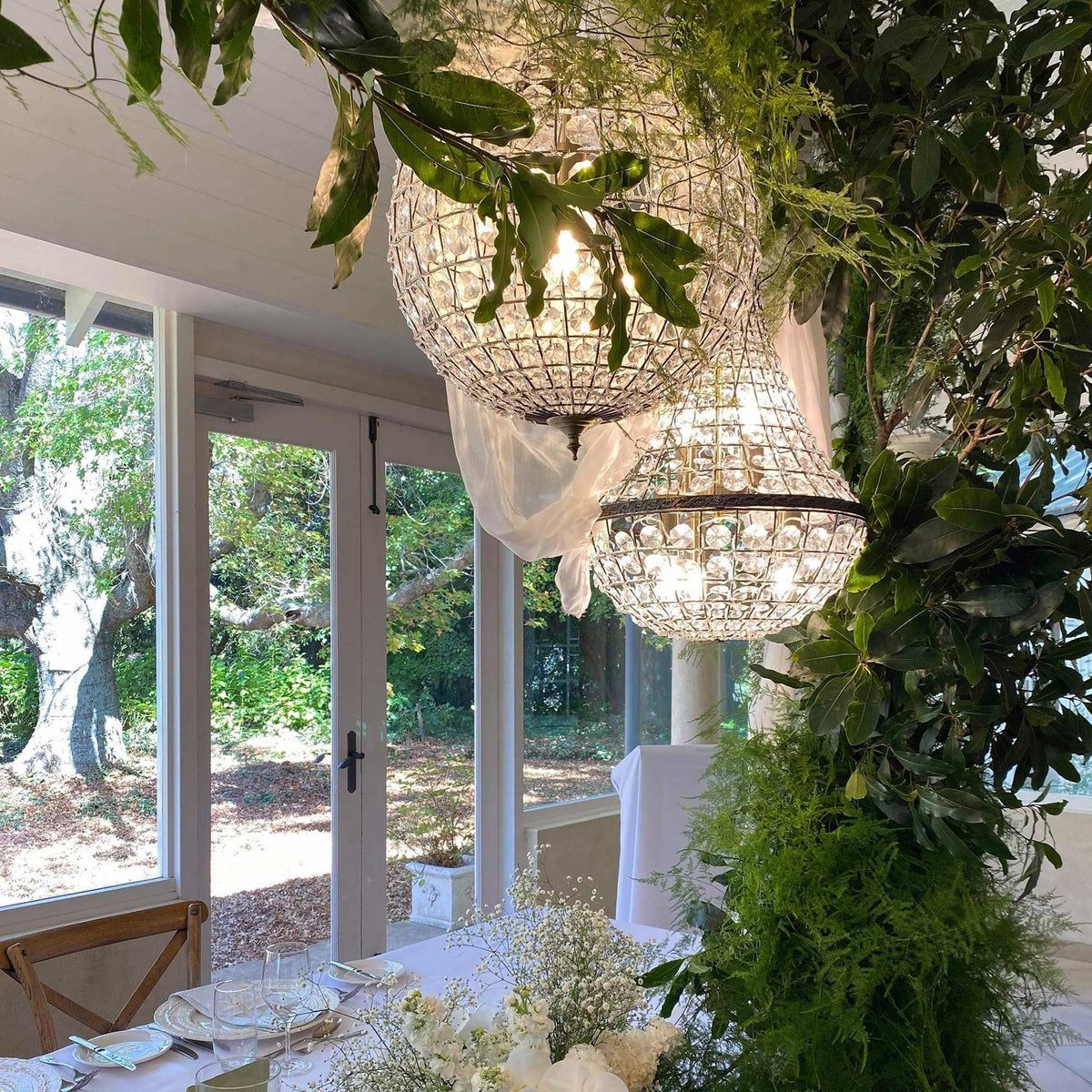 Palace Empire Chandelier - Antique Brass