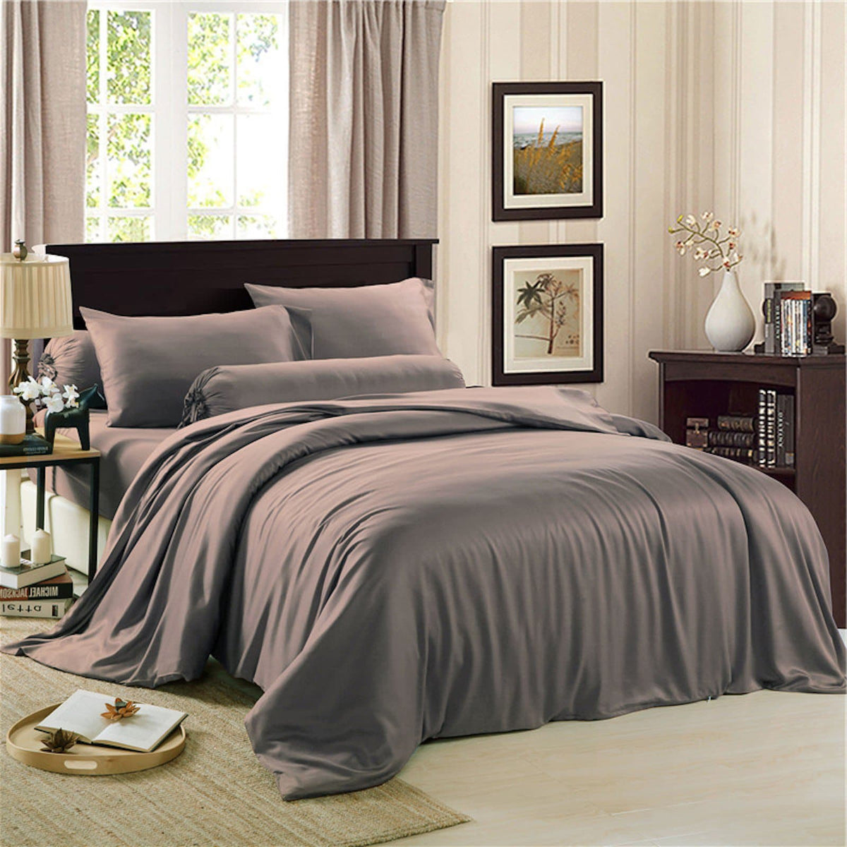 Joy Collection Sheet Set - Charcoal Grey