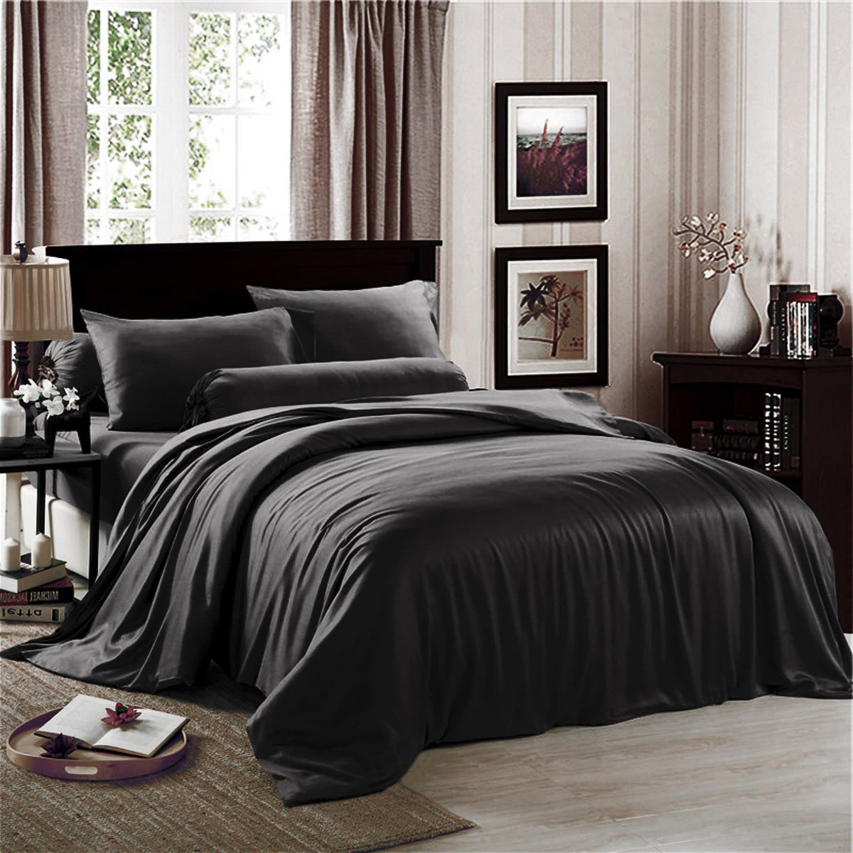Joy Collection Sheet Set - Black - King Size