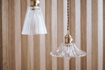 Fleur Vintage Glass Pendant Light