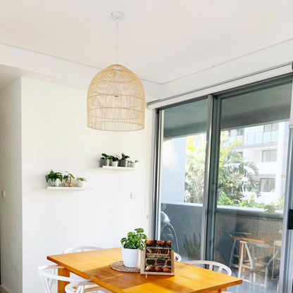 Siena Rattan Cane Pendant Light - Natural