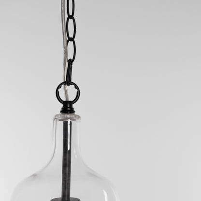 Kendal Glass Pendant Light - Black